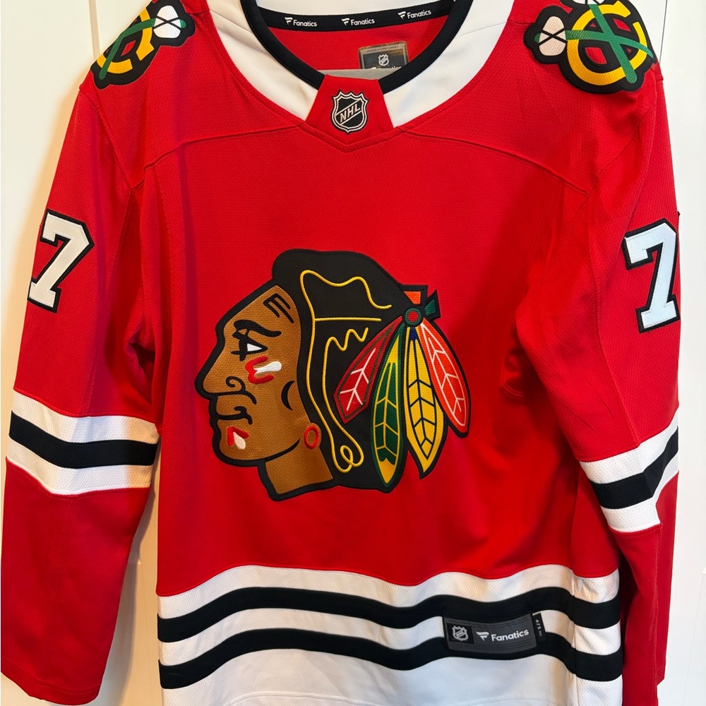 Fanatics Red Blackhawks Hockey Jersey